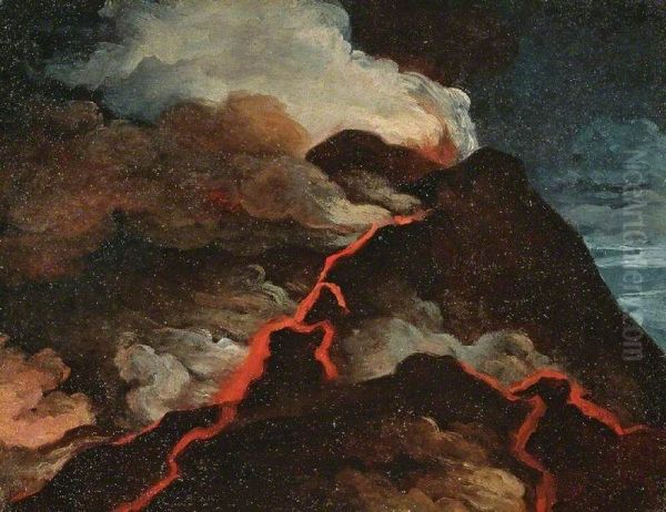 Vesuvius in Eruption - view 1