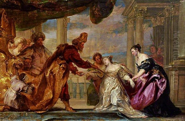 Esther before Ahasuerus - view 1