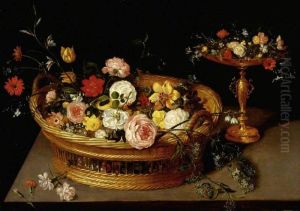 A Basket of Flowers A Basket of Flowers
