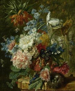 Vase of Flowers by Wybrand Hendricks