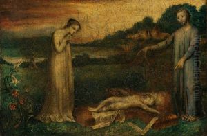 The Christ Child Asleep on a Cross The Christ Child Asleep on a Cross