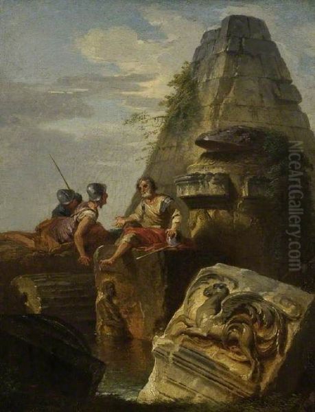Ruins with Figures - view 1
