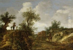 Landscape with Figures by Pieter De Molijn