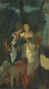 The Finding of Moses (copy after Paolo Veronese) by Edgar Degas