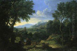 Landscape near Rome by Gaspard Dughet