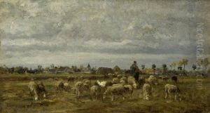 Shepherd and His Flock by Constant Troyon