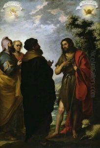 Saint John the Baptist with the Scribes and Pharisees by Bartolome Esteban Murillo