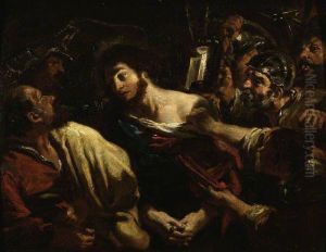 Taking of Christ (copy of Guercino) by William Etty