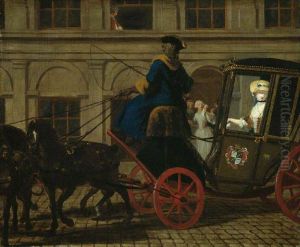Pamela Leaves Mr B.'s House in Bedfordshire by Joseph Highmore