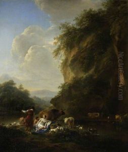 Landscape with Nymphs and Satyrs