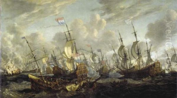 The Four Days' Battle, 1-4 June 1666 - view 1