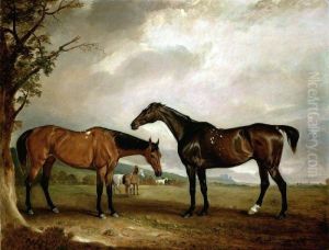 Longford Lass and the Jew by John Ferneley