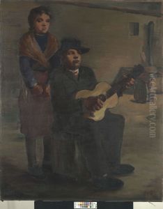 ,,Pime kitarrimangija" by Andrus Johani