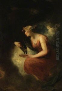 Hebe feeding Jupiter's eagle by William Beechey