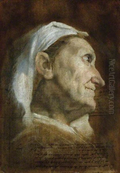 Head of an Old Woman - view 1