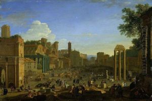 Campo Vaccino (Forum Romanum), Rome by Herman Van Swanevelt