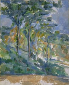 Sous-bois - La Foret by Paul Cezanne