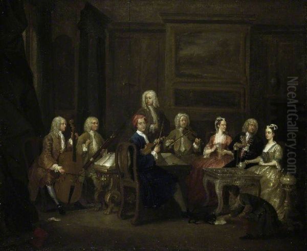 A Musical Party, the Mathias Family - view 1