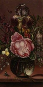 Flowers in a glass vase Flowers in a glass vase