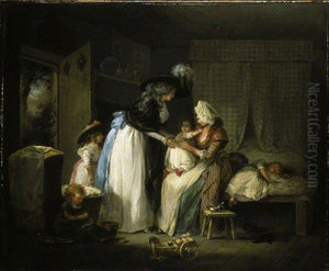 Visit to the Child at Nurse by George Morland