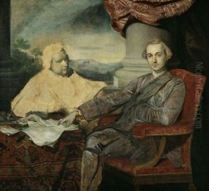 Lord Rockingham and Edmund Burke by Of Sir Joshua Reynolds