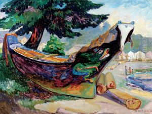 Indian War Canoe by Emily M. Carr