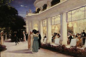 Une soiree au Pre-Catelan by Henri Gervex