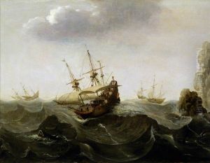 A Ship in a Rough Sea A Ship in a Rough Sea