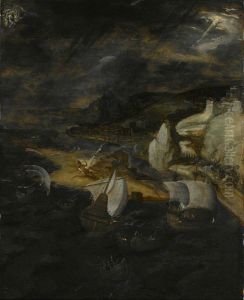 The Fall of Lucifer by Herri met de Bles