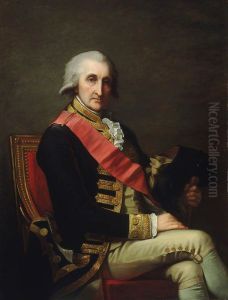 Admiral George Bridges Rodney, 1718-92, 1st Baron Rodney by Jean-Laurent Mosnier