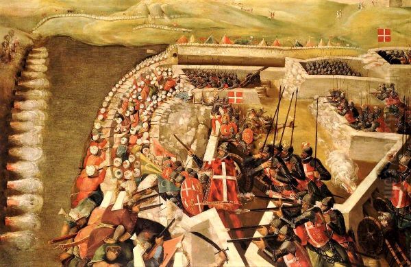 Attack on the Post of the Castilian Knights, 21 August 1565 - view 1