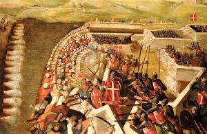 Attack on the Post of the Castilian Knights, 21 August 1565 Attack on the Post of the Castilian Knights, 21 August 1565