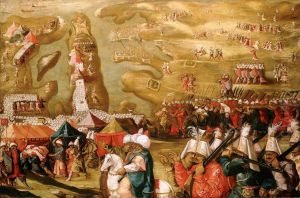 Siege and Bombardment of Saint Elmo, 27 May 1565 by Matteo Perez d'Aleccio