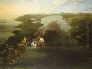 The Capture of Puerto Bello, 21 November 1739 by Samuel Scott
