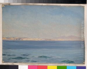 Cliffs, mountains and sea by John Fraser
