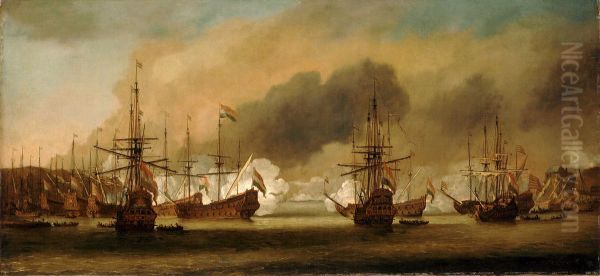 Action at Bergen, 3 August 1665 - view 1