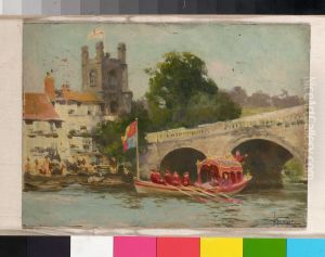 George V on the Royal Barge at Henley, 1912