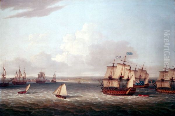 The British Fleet Entering Havana, 21 August 1762 - view 1