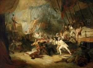 Nelson Boarding the 'San Josef' at the Battle of Cape St Vincent, 14 February 1797