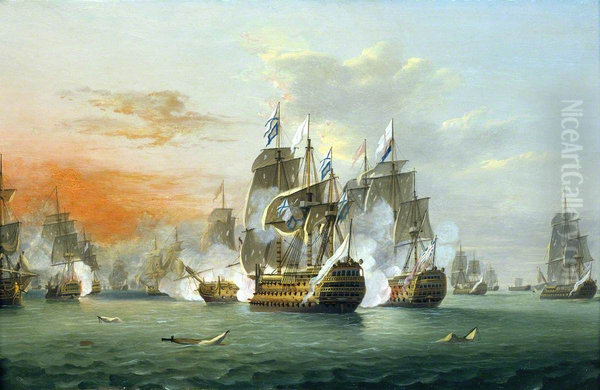 The Battle of the Saints, 12 April 1782 - view 1