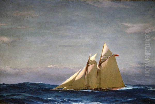 The Yacht 'America' - view 1