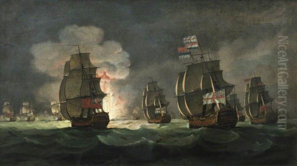 The Moonlight Battle off Cape St Vincent, 16 January 1780 - view 1