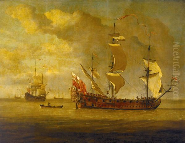 The 'Charles Galley' before a light breeze - view 1