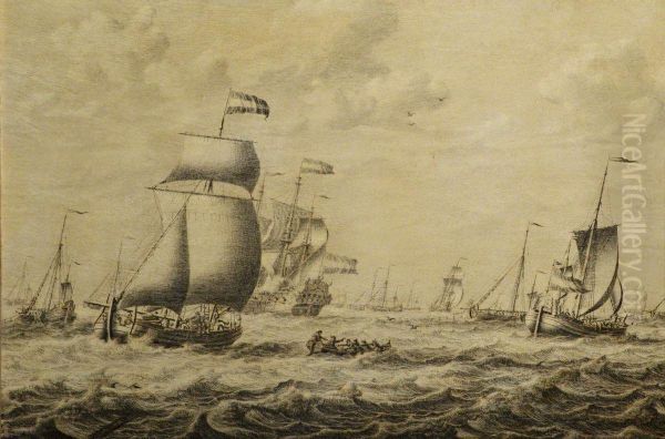 Dutch herring fishery - view 1