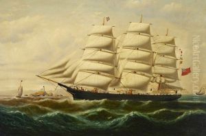 The ship 'Eliza' in full sail by William Howard Yorke