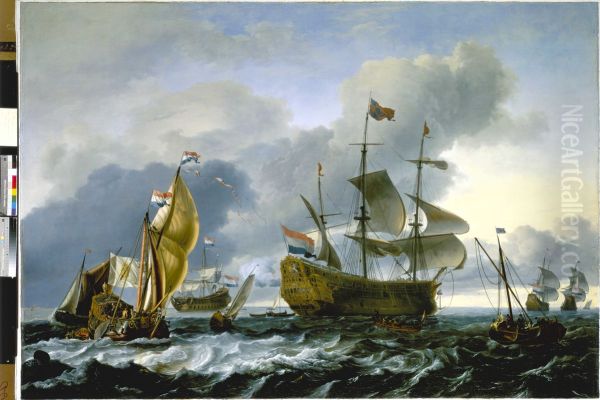 the 'Royal Charles' carried into Dutch Waters, 12 June 1667 - view 1