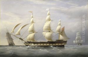 The West Indiaman 'Britannia' The West Indiaman 'Britannia'