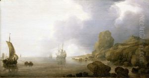 Ships Becalmed on a Rocky Coast Ships Becalmed on a Rocky Coast