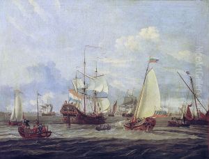 Peter the Great inspecting a ship at Amsterdam
