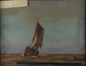 A hay barge by John Fraser